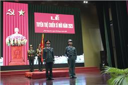 Bộ Tham mưu Quân khu tuyên thệ Chiến sĩ mới năm 2025
